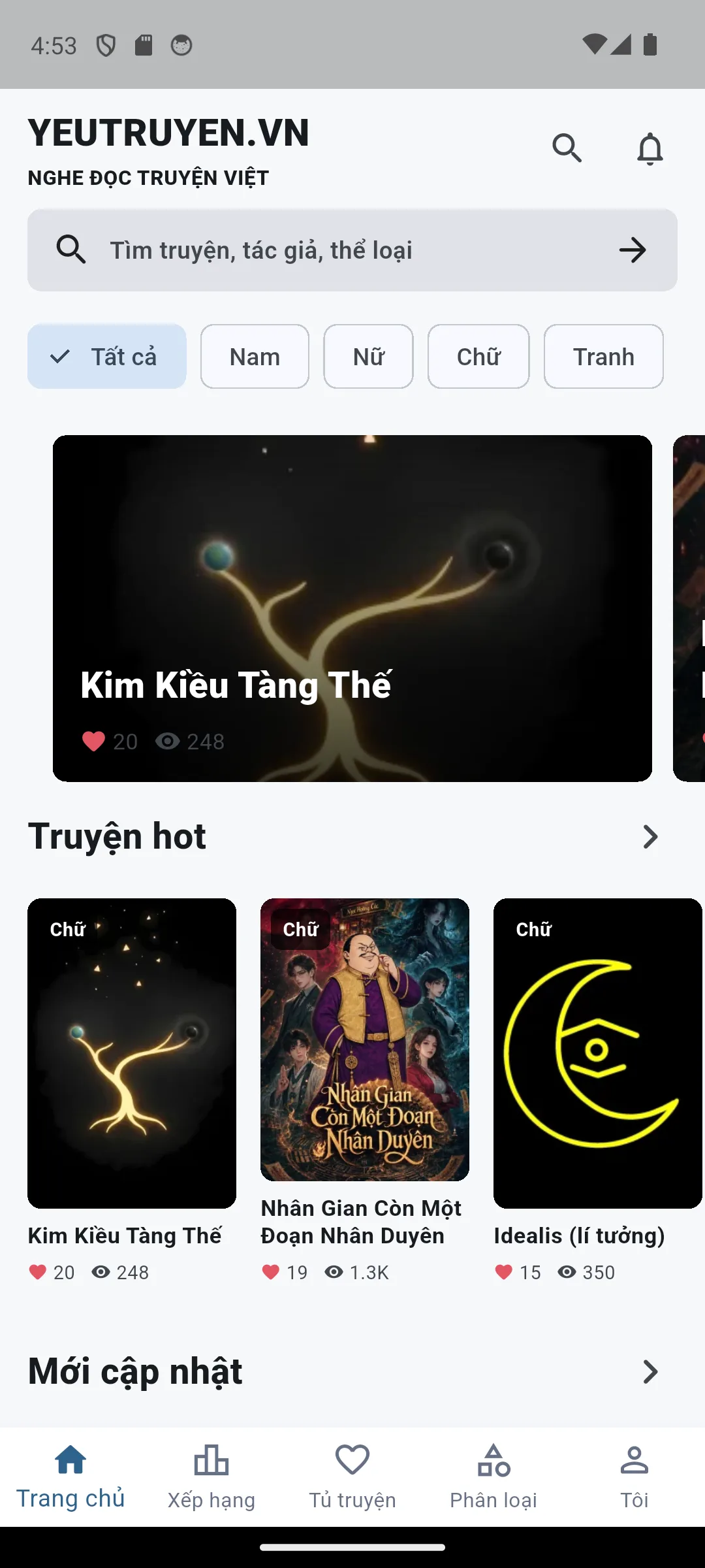 Người đọc Yêu Truyện
